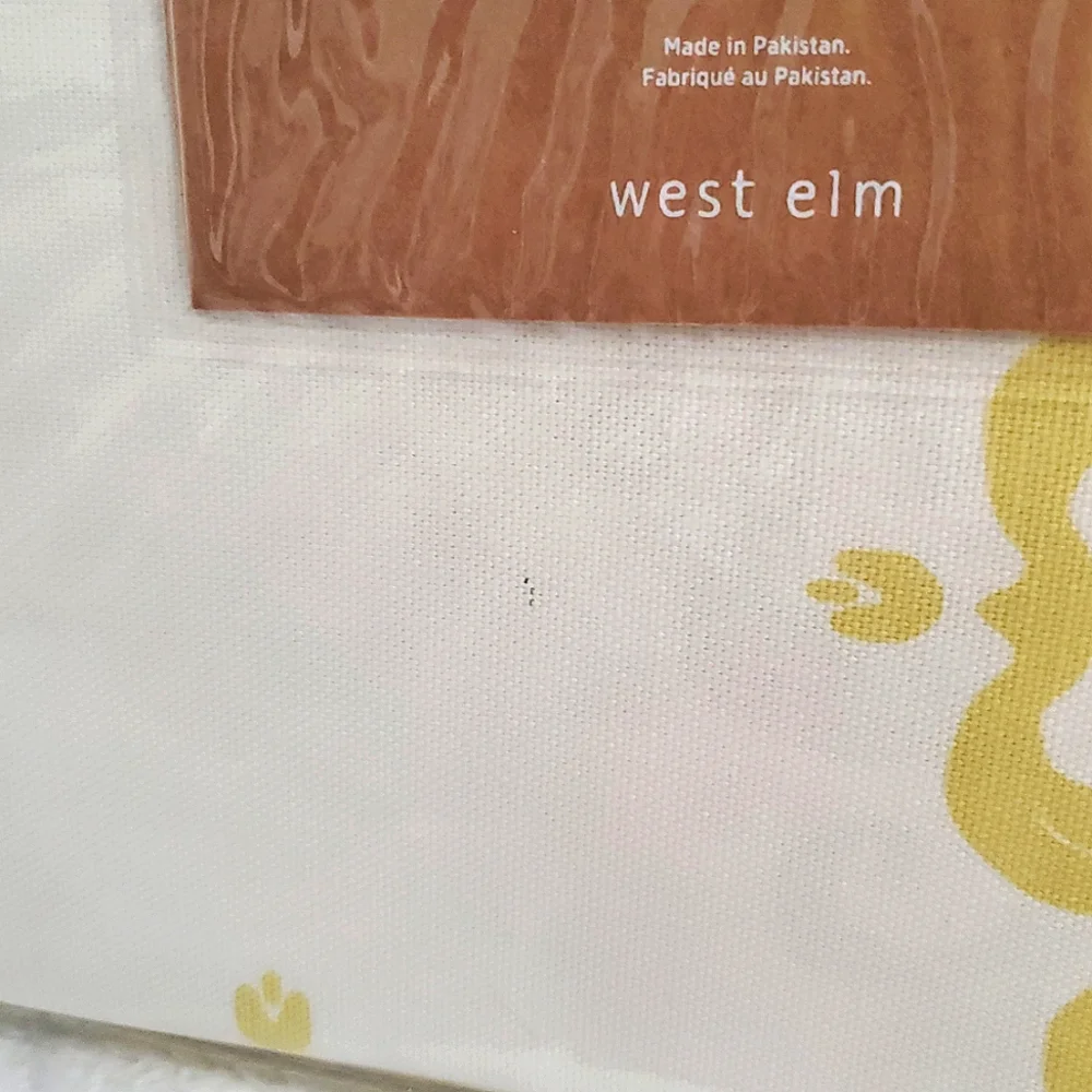 NWT West Elm Scroll Medallion Shower Curtain